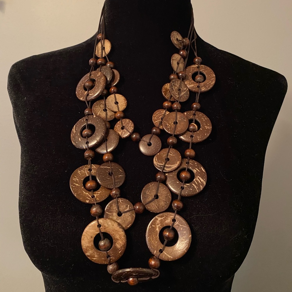 Wooden necklace
